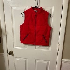3/$12 Sale Wrapper Small Unlined Red Vest